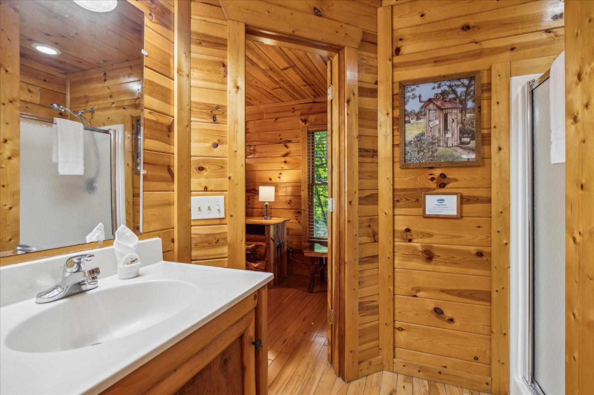Sleepy Willow Cabin เซอเวียร์วีล ภายนอก รูปภาพ